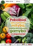 Pokalbiai apie vegetarišką mitybą, vegetariškų užkandžių gamyba ir degustacija!