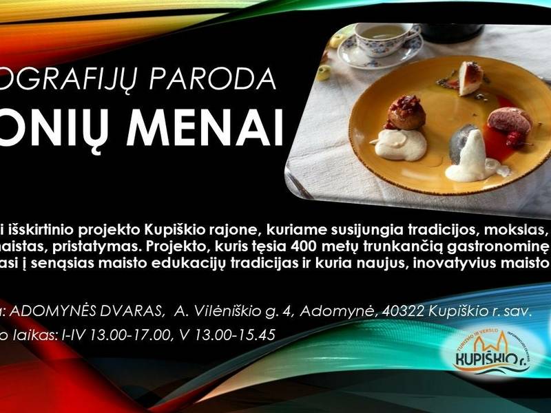 Fotografijų paroda „Skonių menai“